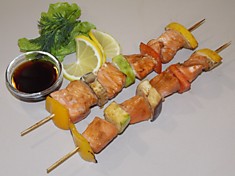 Шашлычок из лосося